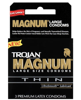 Trojan Magnum Thin Condoms: Size, Comfort, & Reliability - Featured Product Image