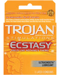 Preservativos Trojan Ribbed Ecstasy: placer intenso, protección fiable