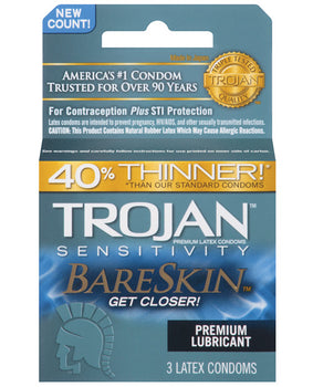 Trojan Bareskin: condones de látex ultrafinos - Featured Product Image