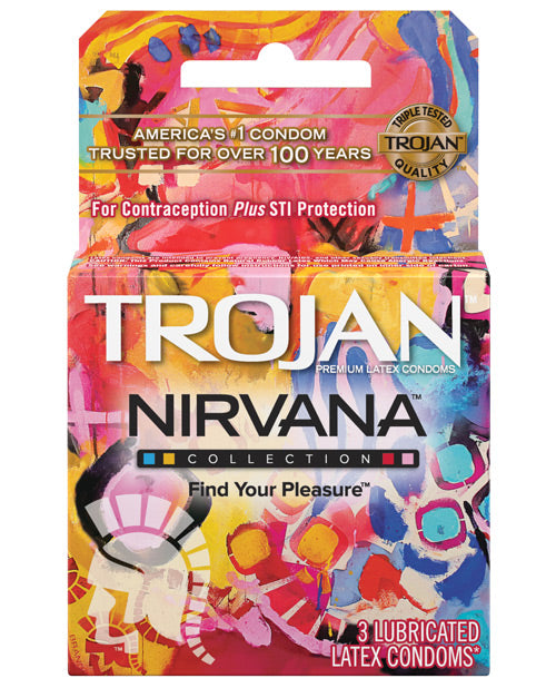 Ari Lankin x Trojan Nirvana 保險套 - 3 件裝帶原創藝術品 Product Image.