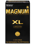 Preservativos Trojan Magnum XL - Paquete de 12