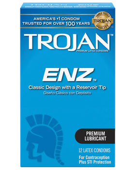Condones lubricados Trojan Enz - Paquete de 3 - Featured Product Image