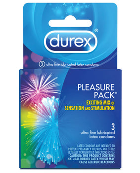 Durex Condom Pleasure Pack: 3 Sensational Options for Intimate Adventures - Featured Product Image