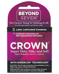 Preservativos ultrafinos teñidos en rosa Crown
