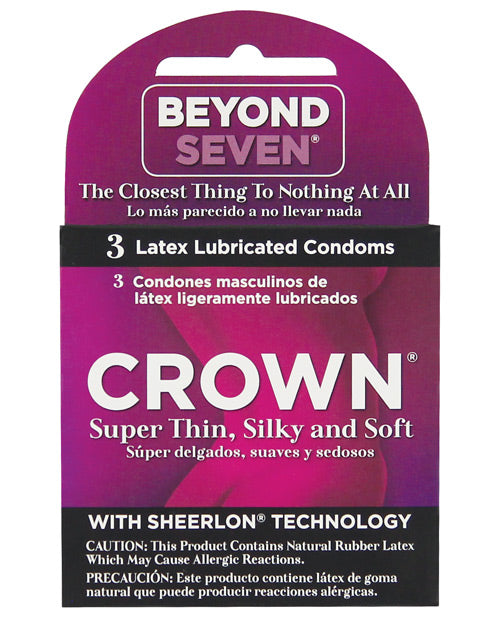 Crown Pink Tinted Ultra-Thin Condoms - featured product image.