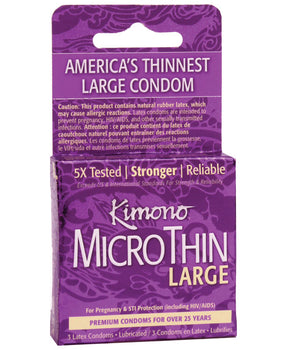Preservativo Kimono MicroThin Grande: Comodidad, Seguridad, Sensibilidad - Featured Product Image