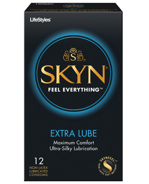 SKYN Extra Lubricated Condoms - 12 Pack Product Image.