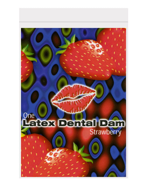 Dique dental de látex con sabor a Trust Dam: ¡seguro y satisfactorio! Product Image.