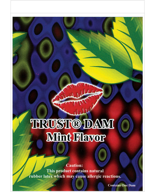Mint Flavoured Dental Dam: Safe & Satisfying! Product Image.