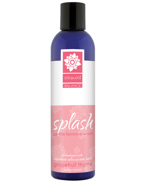 Shop for the Sliquid Splash Feminine Wash: Grapefruit Thyme - Premium pH-Balanced Cleansing ðŸŒ¿ at My Ruby Lips
