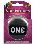 Paquete variado de condones One Mixed Pleasures: explora, descubre, protege