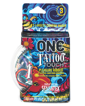 Preservativos Texturizados ONE Tattoo Touch - Sensatex Pleasure &amp; Design - Featured Product Image