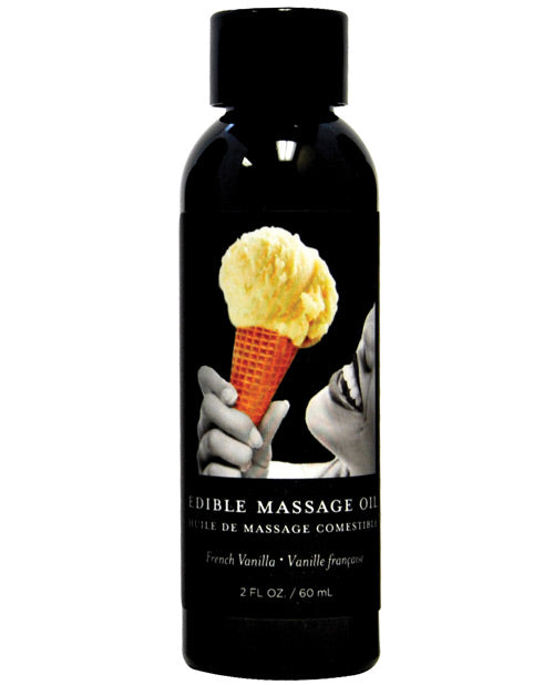 Earthly Body Grape Edible Massage Oil - Luxurious Skincare & Sensual Delight - featured product image.