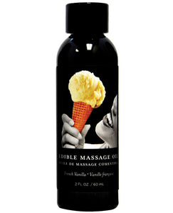 Earthly Body Grape Edible Massage Oil - Luxurious Skincare & Sensual Delight