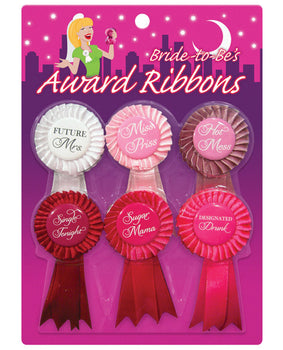 "Bride to Be's Award Ribbons - Pack of 6" - Featured Product Image