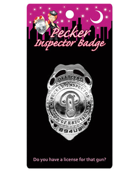 Official Pecker Inspector Badge - Featured Product Image