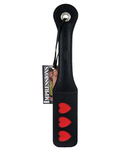 Leather Heart Impression Paddle - featured product image.