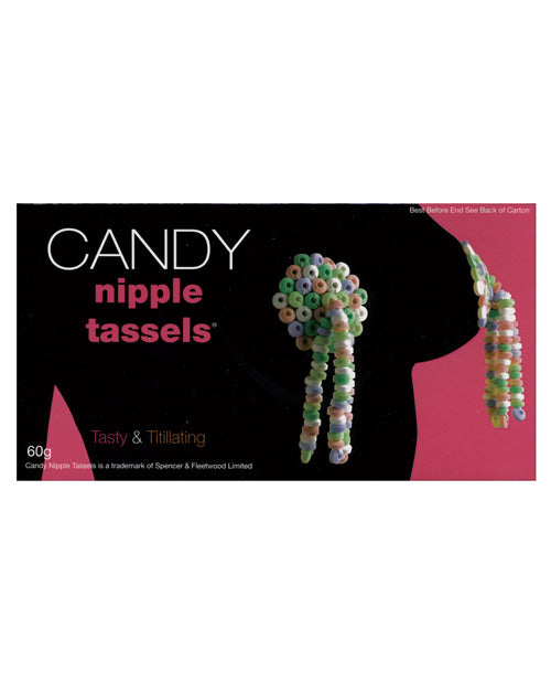 Coloridas borlas de pezón de caramelo con borlas tentadoras - featured product image.