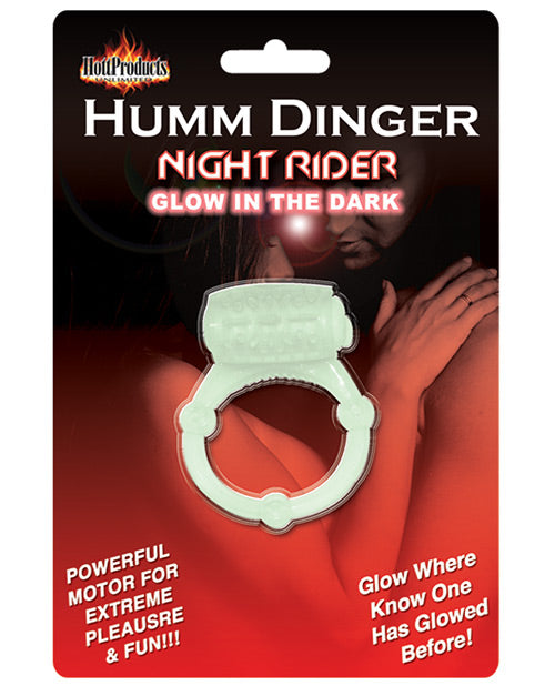 Night Rider Glow-in-the-Dark Vibrating Cockring Product Image.