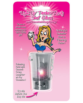 "Vaso de chupito iluminado Pecker Party" - Featured Product Image