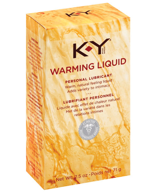K-Y Warming Liquid - Intimate Sensation Enhancer Product Image.