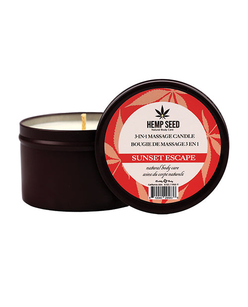 Shop for the Earthly Body Sunset Escape 3-in-1 Massage Candle at My Ruby Lips