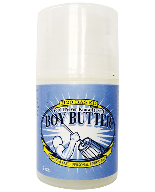 Lubricante a base de H2O Boy Butter Ez Pump - Infusión de vitamina E y manteca de karité Product Image.