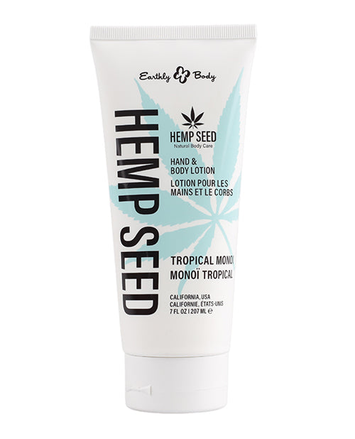 Earthly Body Tropical Monoi Hand & Body Lotion - Luxe Hydration & Exotic Scent - featured product image.