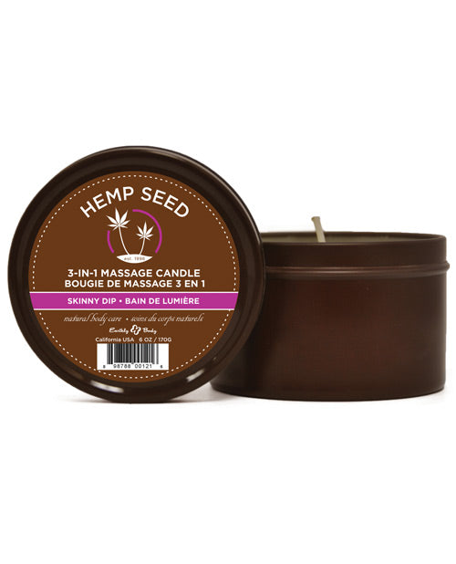 Earthly Body Suntouched Hemp Candle - Luxurious 3-in-1 Skin Treat 🕯️ Product Image.