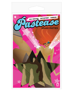 Pastease Premium Camo Star Nipple Covers - Boldly Unveil Your Style