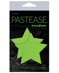 Glow-in-the-Dark Green Star Pastease: Illuminate Your Night centered on a white background - featured product image.