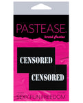 Censored Design Black/White Pasties