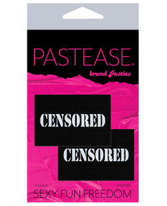 Pastease Premium Censored Black/White Pasties