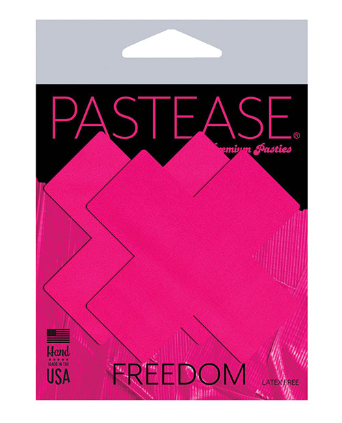 Neon Orange Black Light Reactive Nipple Covers by Pastease Basic Plus X - featured product image.