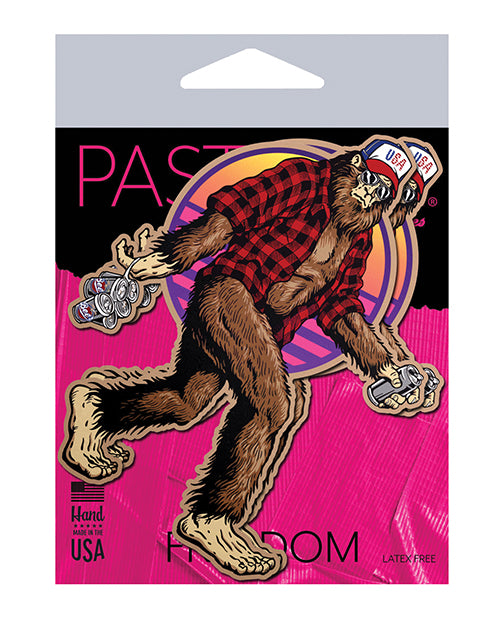 Sasquatch Red Neck Big Foot Nipple Pasties 🌲 Product Image.