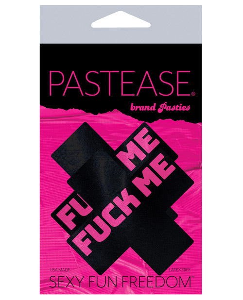 Pastease Premium Fuck Me Plus - Negro/Rosa O/S - featured product image.