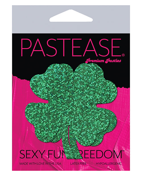 Pastease Premium Glitter Trébol de cuatro hojas - Verde O/S - featured product image.