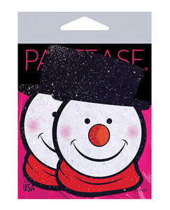 Enchanting Holiday Snowman Nipple Pasties by Pastease
