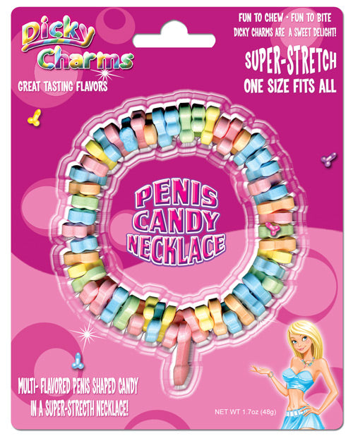 Cheeky Rainbow Penis Candy Necklace - featured product image.
