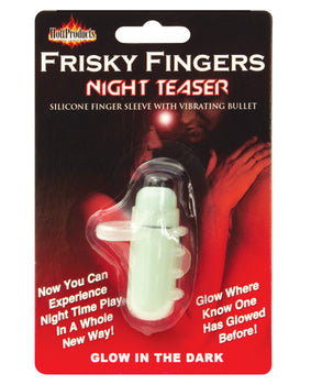 活潑的手指在黑夜中發光預告片 - 振動手指增強器 - Featured Product Image