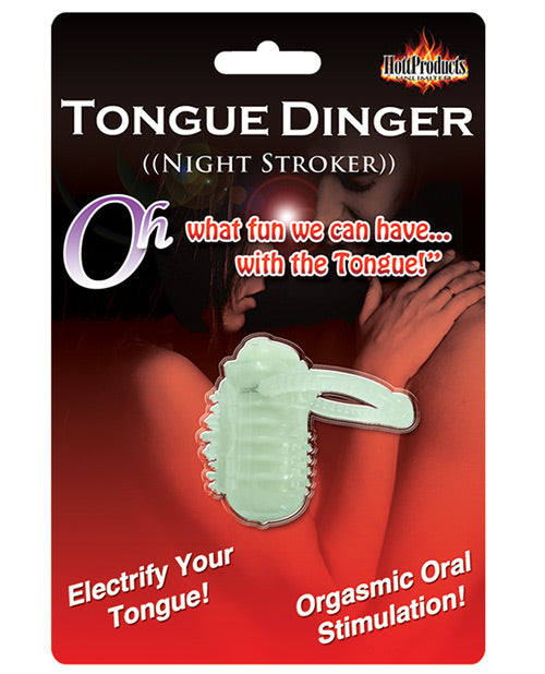 Tongue Dinger Night Stroker que brilla en la oscuridad: eleva tu placer Product Image.