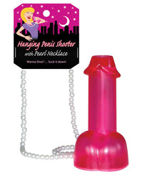 Kheper Games Hanging Penis Shooter with Pearl Necklace centered on a white background - featured product image.