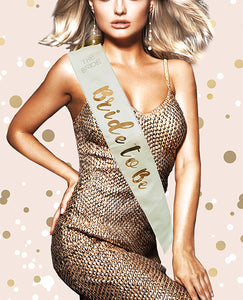 Glamourous Bride To Be Sash