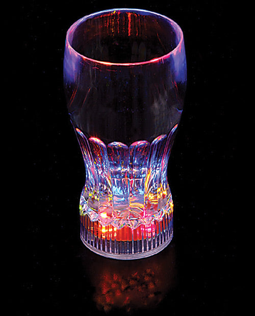 5.75" Flashing Glass - 10 oz: Light Up Your Drinkware! Product Image.