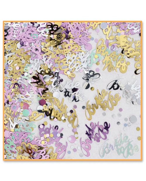 Bride to Be Confetti: Elegant White, Pink & Gold Fun - featured product image.