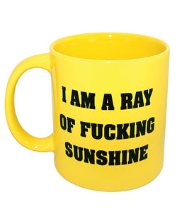 Attitude Mug: I am a Ray of Sunshine - Yellow