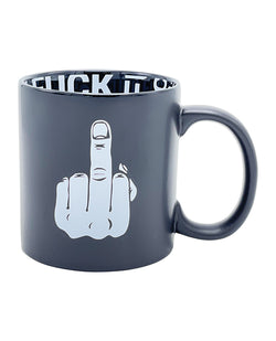 Taza Actitud: Abraza a tu rebelde interior con el "Fuck You" (dedo medio)