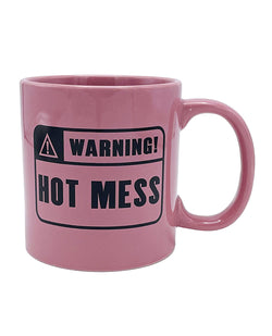 Attitude Mug Advertencia Hot Mess - Abraza tu peculiaridad interior con cada sorbo