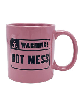 Attitude Mug Warning Hot Mess - 22 oz - Featured Product Image