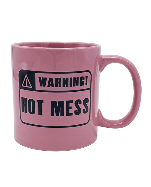 Attitude Mug Warning Hot Mess - 22 oz Product Image.